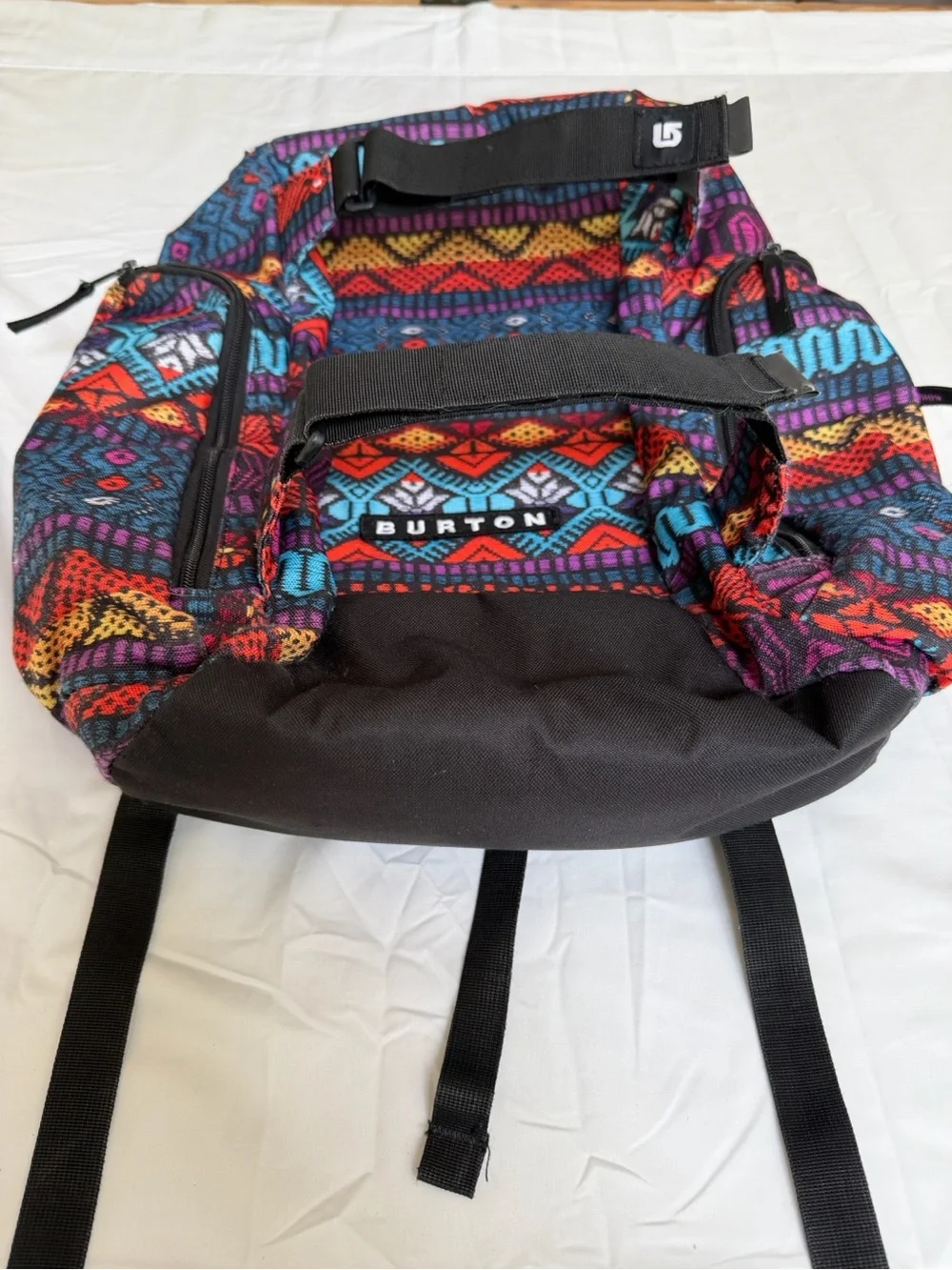Burton Multicolor Aztec Pattern Backpack - Treble Yell